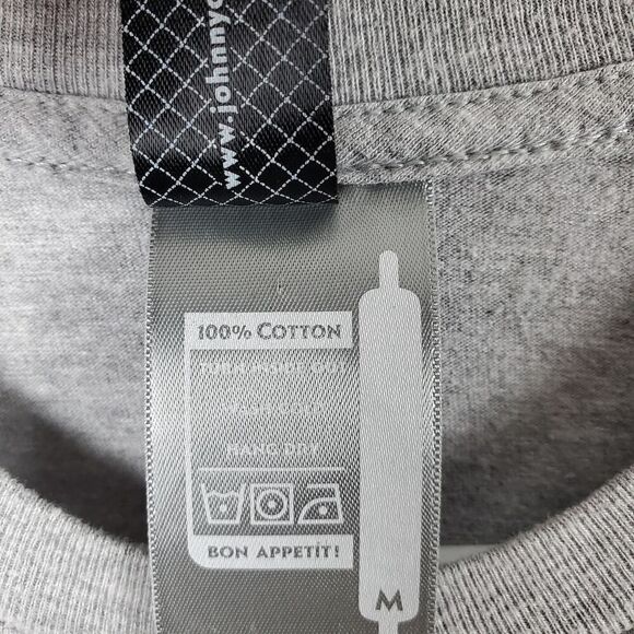 Johnny Cupcakes Graphic Tee Shirt Gray Size Medium - Picture 8 of 10